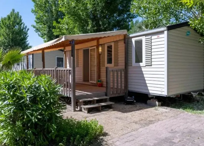 营地 Mobil-home 4 Pers Avec Terrasse - Api-1-52-1607 *