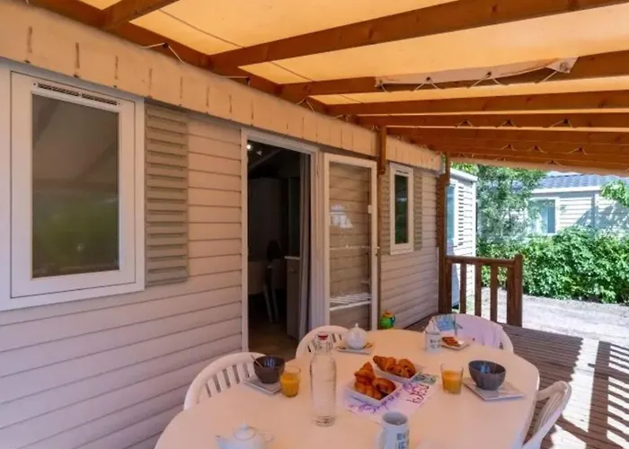 营地 Mobil-home 4 Pers Avec Terrasse - Api-1-52-1607 *